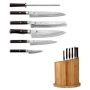 Shun Hiro Knife Block, Set of 7