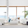 Upton LED Floor Lamp, Polished Nickel