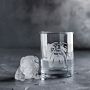 Williams Sonoma Bulldog Etched Glass &amp; Ice Mould Set