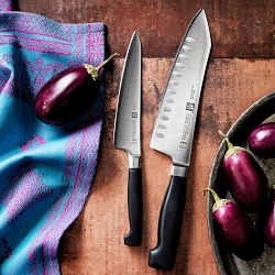 Zwilling J.A. Henckels Four Star Santoku &amp; Prep Knives, Set of 2