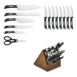 Calphalon Precision Self-Sharpening Cutlery Set with SharpIN Technology, Set of 15