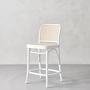 Ton 811 Dining Counter Stool, White Cane