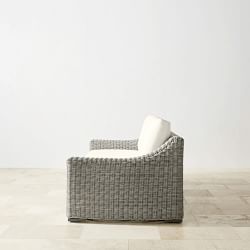 San Clemente Outdoor Sofa, Grey (90.5&quot;)