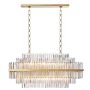 Vienna Linear Crystal Chandelier