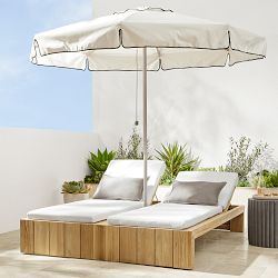 7.5'-11.5' Performance Centre Post Straight Valence Umbrella