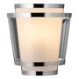 Tarida Indoor/Outdoor Sconce, Polished Aluminum