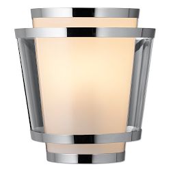 Tarida Indoor/Outdoor Sconce, Polished Aluminum