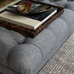 Fairfax Bench, Turned Leg with Tufted Top (51&quot;-61&quot;)