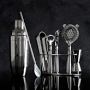 Insulated Cocktail Shaker &amp; Stainless Steel Bar Tool Set with Stand