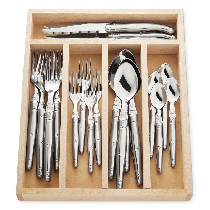 Laguiole 20-Piece Silverware Set | Williams Sonoma Laguiole 20-Piece Silverware Set | Williams Sonoma