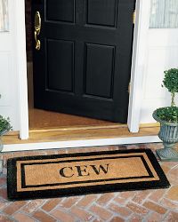 Personalized Double Border Doormat