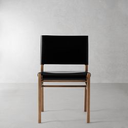 Stratton Leather Slung Dining Side Chair