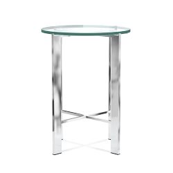 Mercer Side Table, Glass (19&quot;)