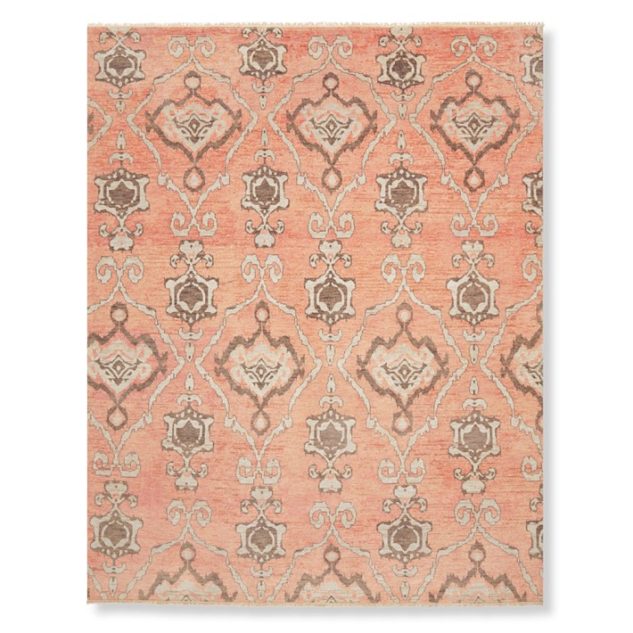 Tashkent Ikat Hand Knotted Rug