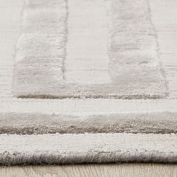 Textured Tencel Hand Knotted Rug