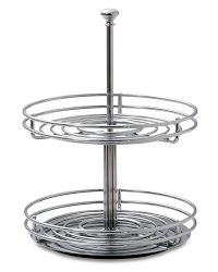 Two-Tier Revolving Spice Rack