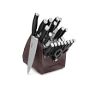 Calphalon Contemporary Self-Sharpening Knife Block Set with SharpIN Technology, Set of 20