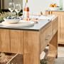 Larnaca Outdoor Teak Prep Table (58&quot;)