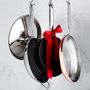 Williams Sonoma Signature Thermo-Clad&#8482; Stainless-Steel Nonstick Covered Fry Pan