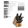 W&#252;sthof Gourmet Knife Block, Set of 18