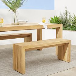Larnaca Outdoor Teak Dining Bench (46&quot;)