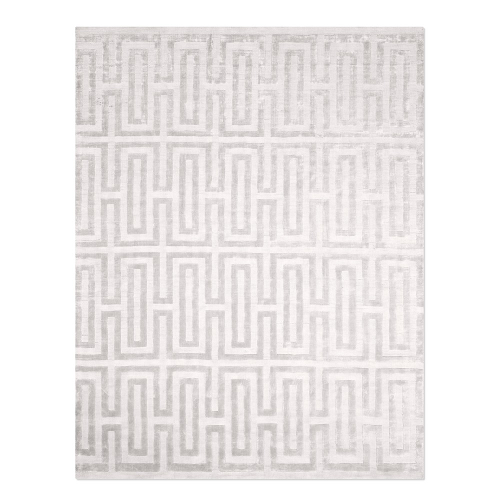 Textured Tencel Hand Knotted Rug