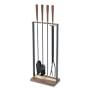 Hampton Walnut Fireplace Tool Set