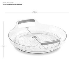 Madesmart Short Refrigerator Lazy Susan