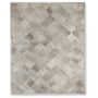 Pieced Gate Hide Rug