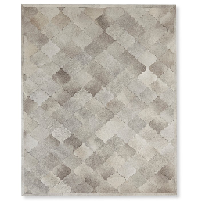 Pieced Gate Hide Rug