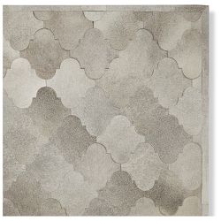 Pieced Gate Hide Rug