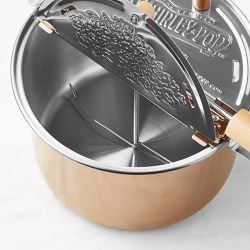 Whirley Pop Copper Plated Stainless-Steel Stovetop Popcorn Maker