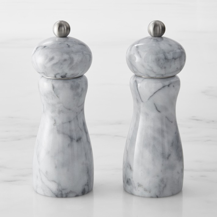 Marble Salt & Pepper Mill Set