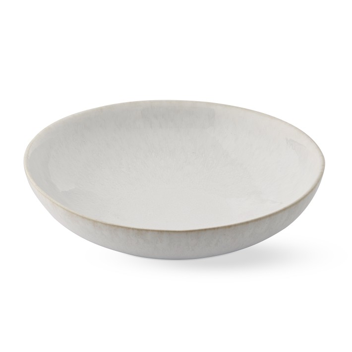 Cyprus Glaze Pasta Bowls - White, Set of 4