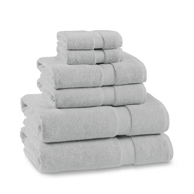 Chambers&#174; Heritage Solid Washcloths, Set of 2, Alpine Grey