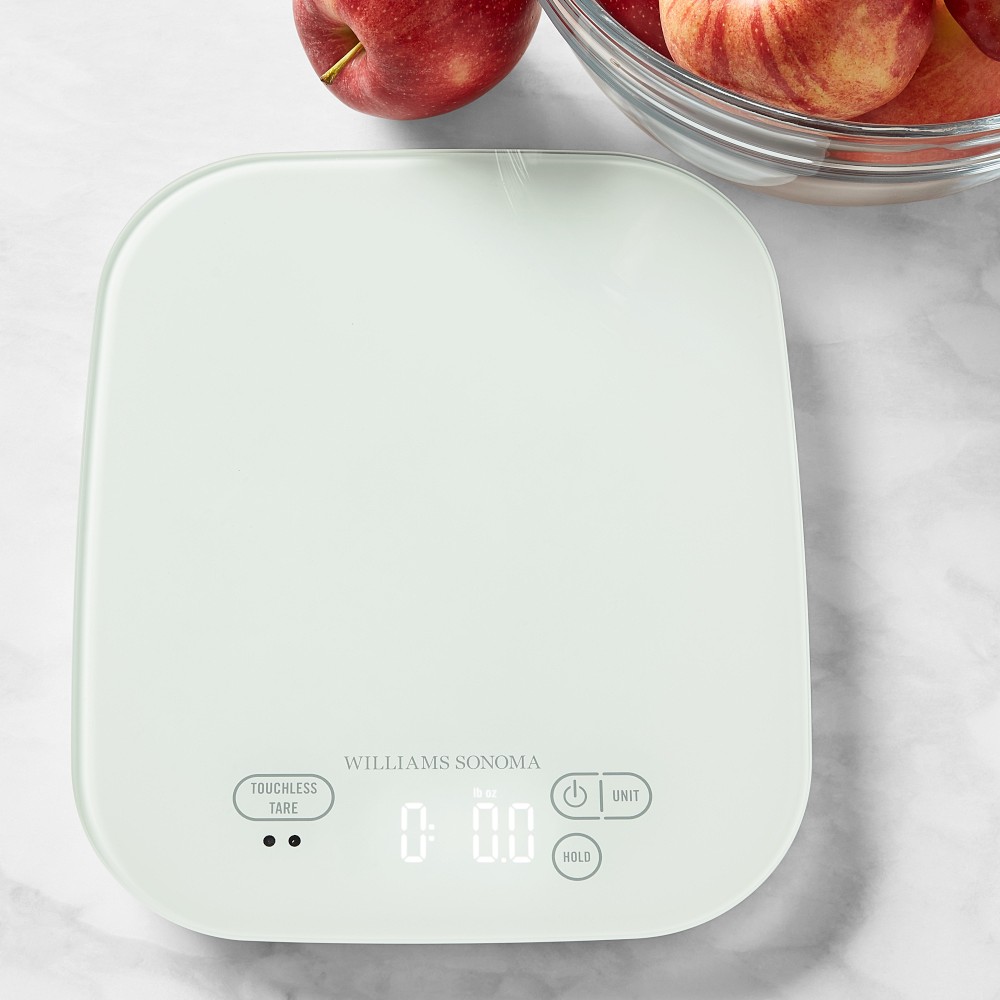 Williams Sonoma Touchless Tare Waterproof Scale, 30-Lb., White
