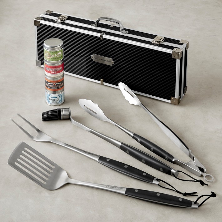 BBQ Set in Black Box with Mini Rub