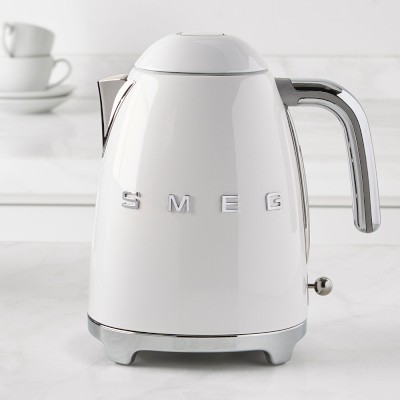 Smeg Electric Kettle 3D Logo, White