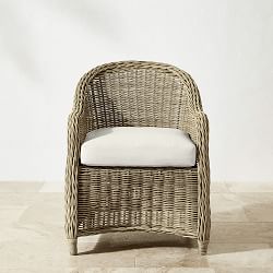 OPEN BOX: Manchester Dining Chair Frame, All Weather Weave, Weathered Grey