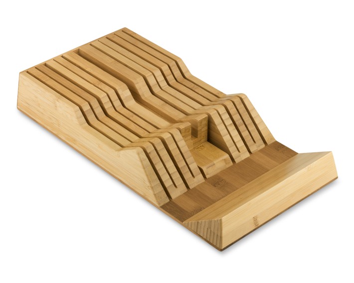 Shun 11-Slot In-Drawer Bamboo Knife Tray