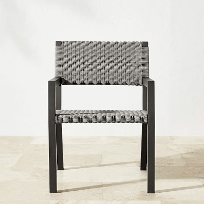 Larnaca Outdoor Metal x All-Weather Weave Dining Armchair Frame