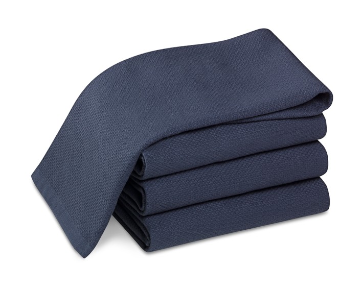 Williams Sonoma All Purpose Towels, Set of 4; Navy blue