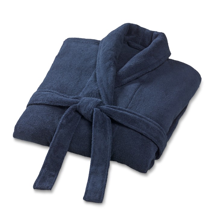 Chambers® Hydrocotton Robe, Small, Peacoat
