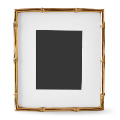 AERIN Gilded Bamboo Gallery Frame, 8&quot; X 10&quot;