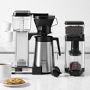 Technivorm Thermal Coffee Maker KBT and KM5 Burr Grinder, Polished Silver