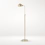 Barlowe Floor Lamp, Aged Brass