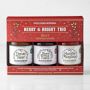 Williams Sonoma Merry & Bright Cocktail Trio