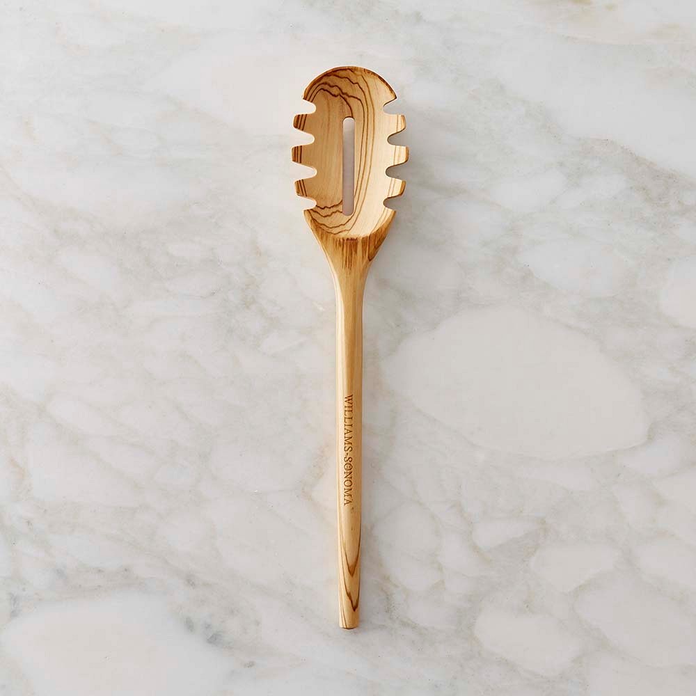 Williams Sonoma Olivewood Pasta Fork