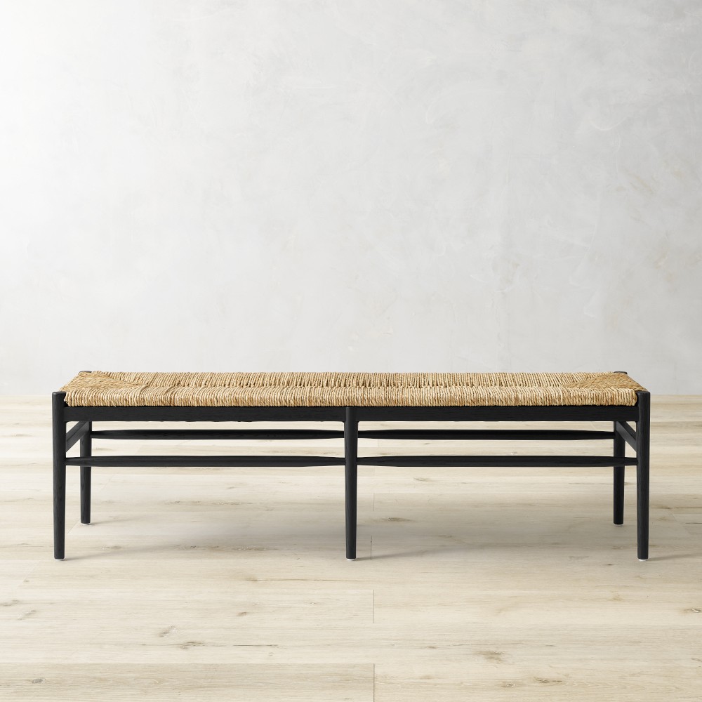 OPEN BOX: Baldwin Bench, 64", Drifted Matte Black