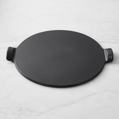 Emile Henry French Ceramic Pizza Stone, 16&quot;, Black